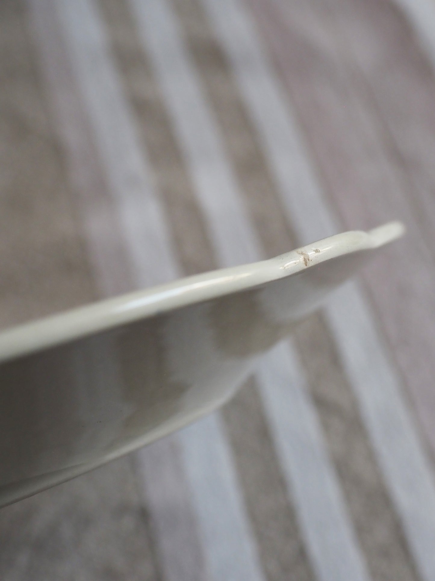 KG Lunéville décor Moustiers N° 5 assiette de diner D