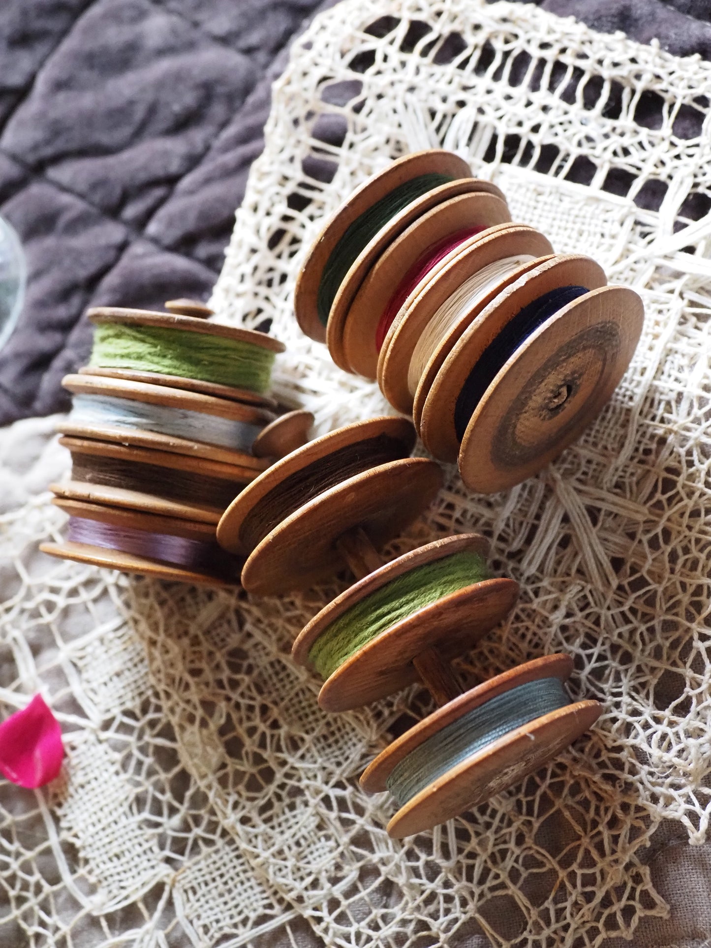 Vieille bobine de fil A