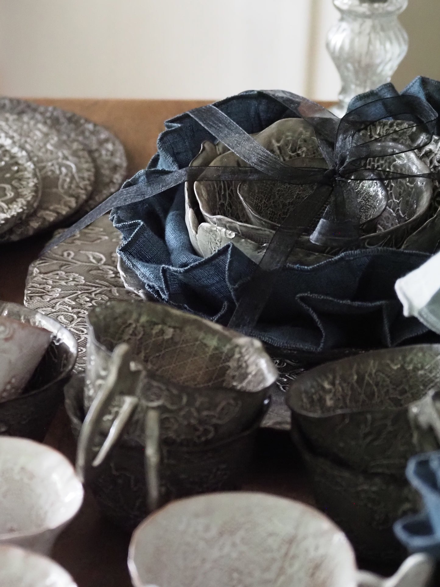 Tovagiliolo Lino Gitane(Deep Blue)