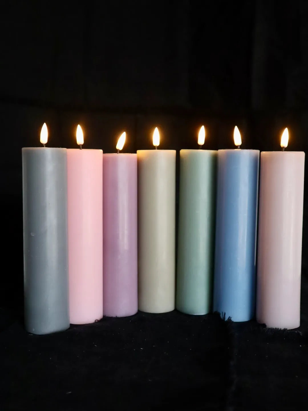 Bougie LED Ice Blue (M)