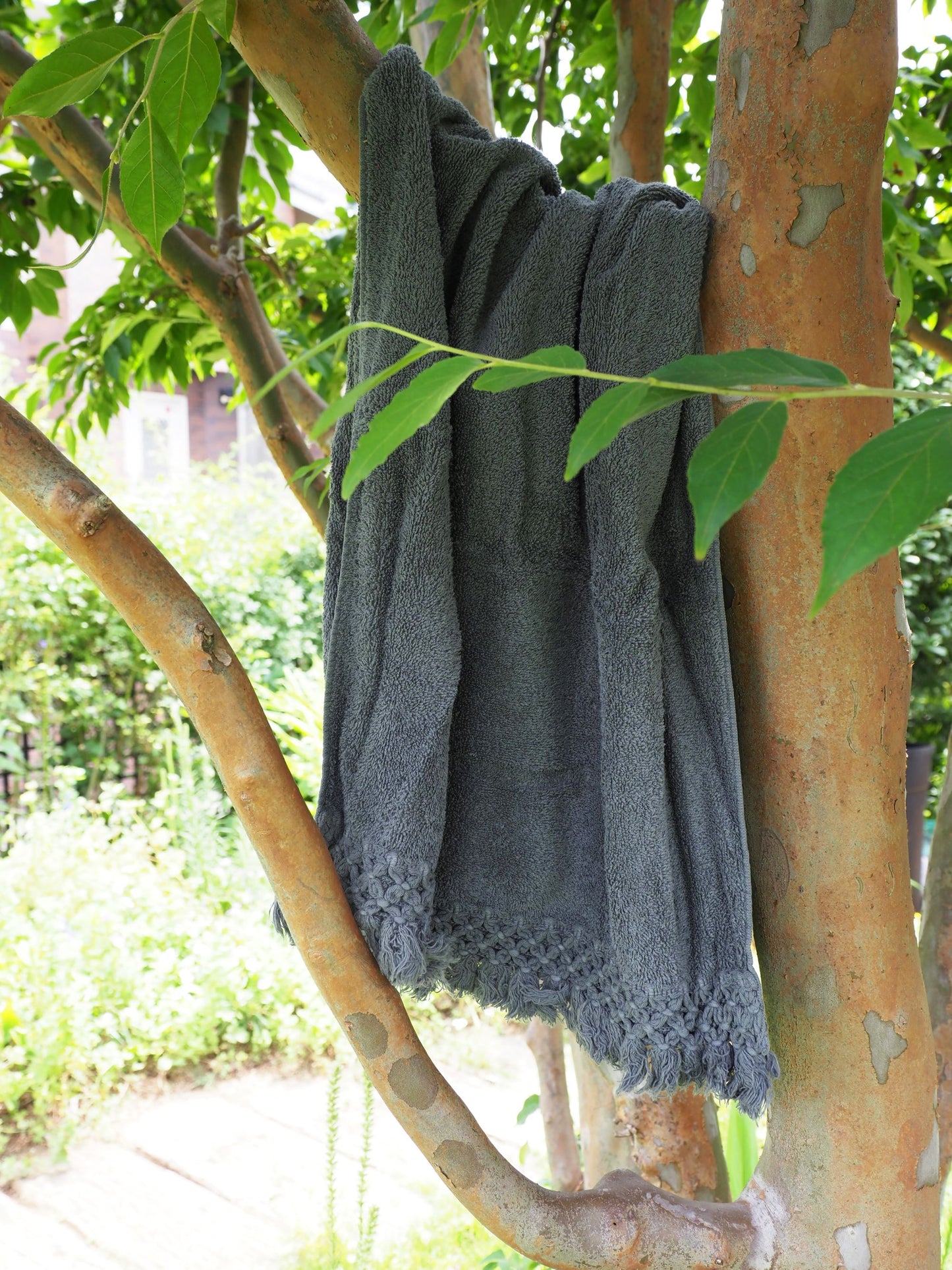 Serviettes de bain(gris foncé)