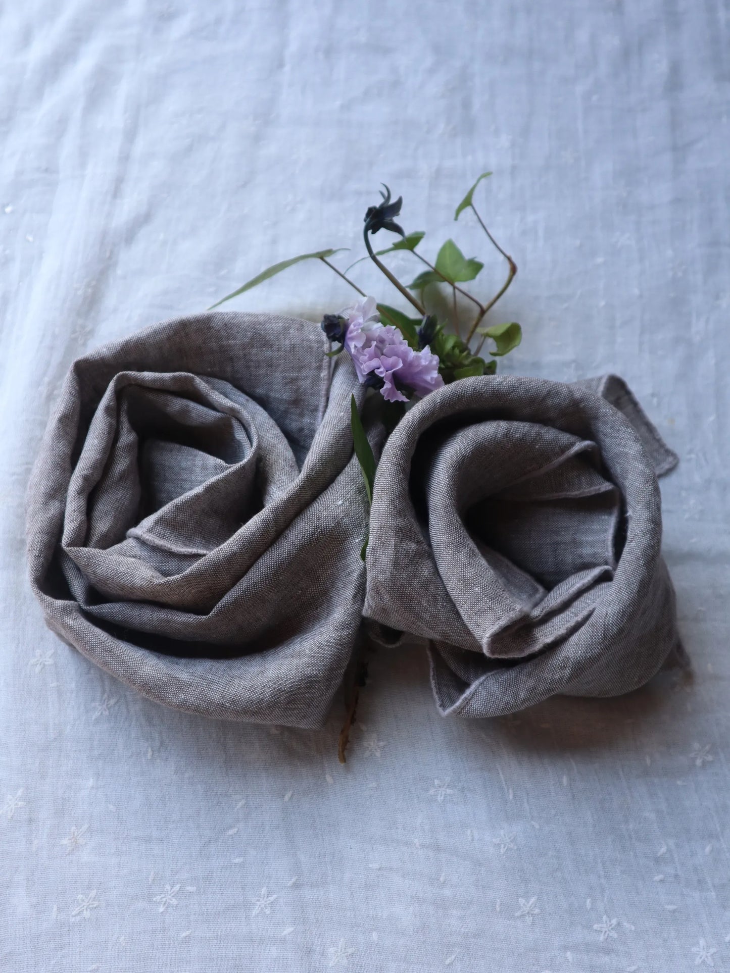 Serviette Grise Claire