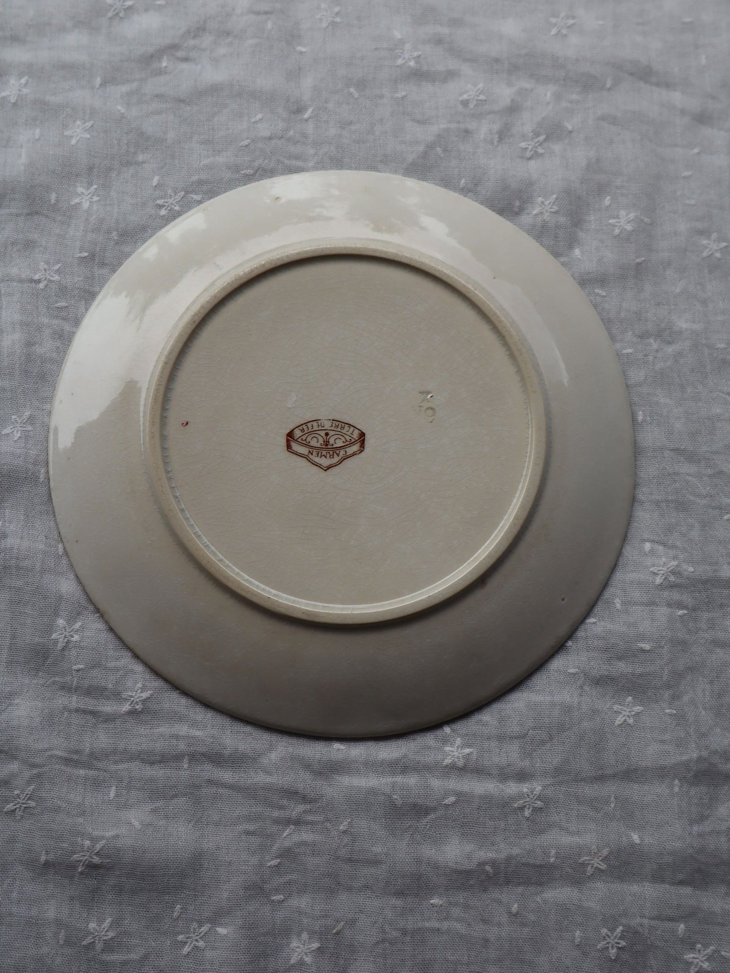 Sarreguemines U&C Carmens assiette à gâteau C