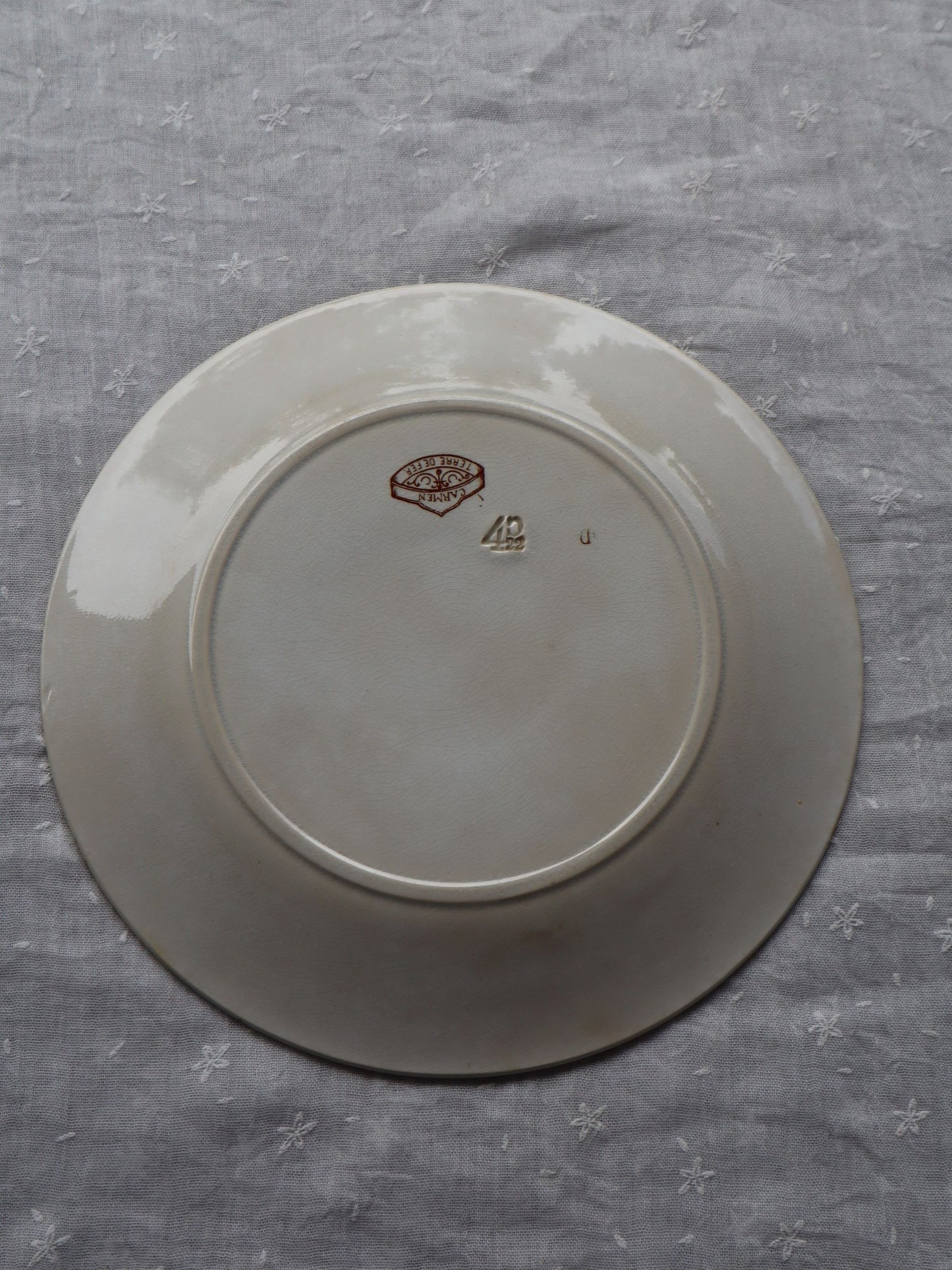 Sarreguemines Carmen assiette plate Ⅰ