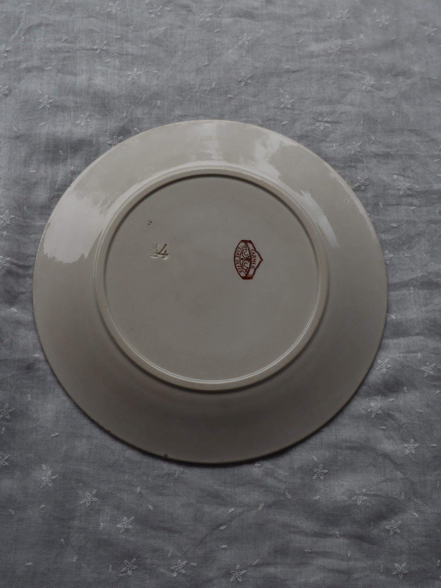 Sarreguemines Carmen assiette plate N