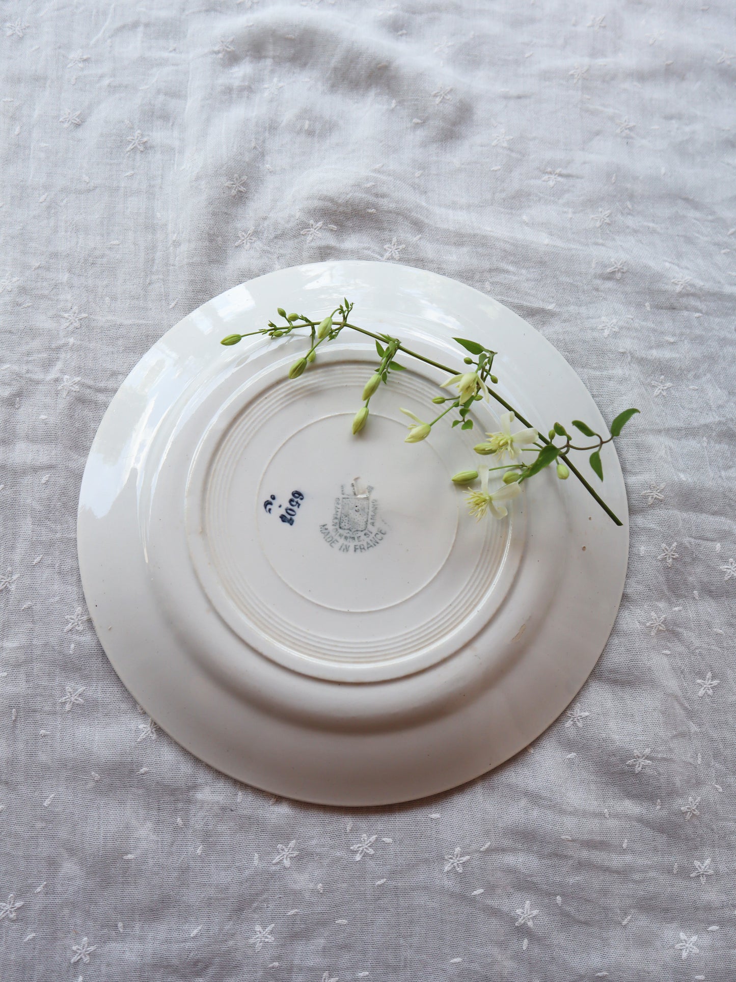 Saint-Amand assiette plate H