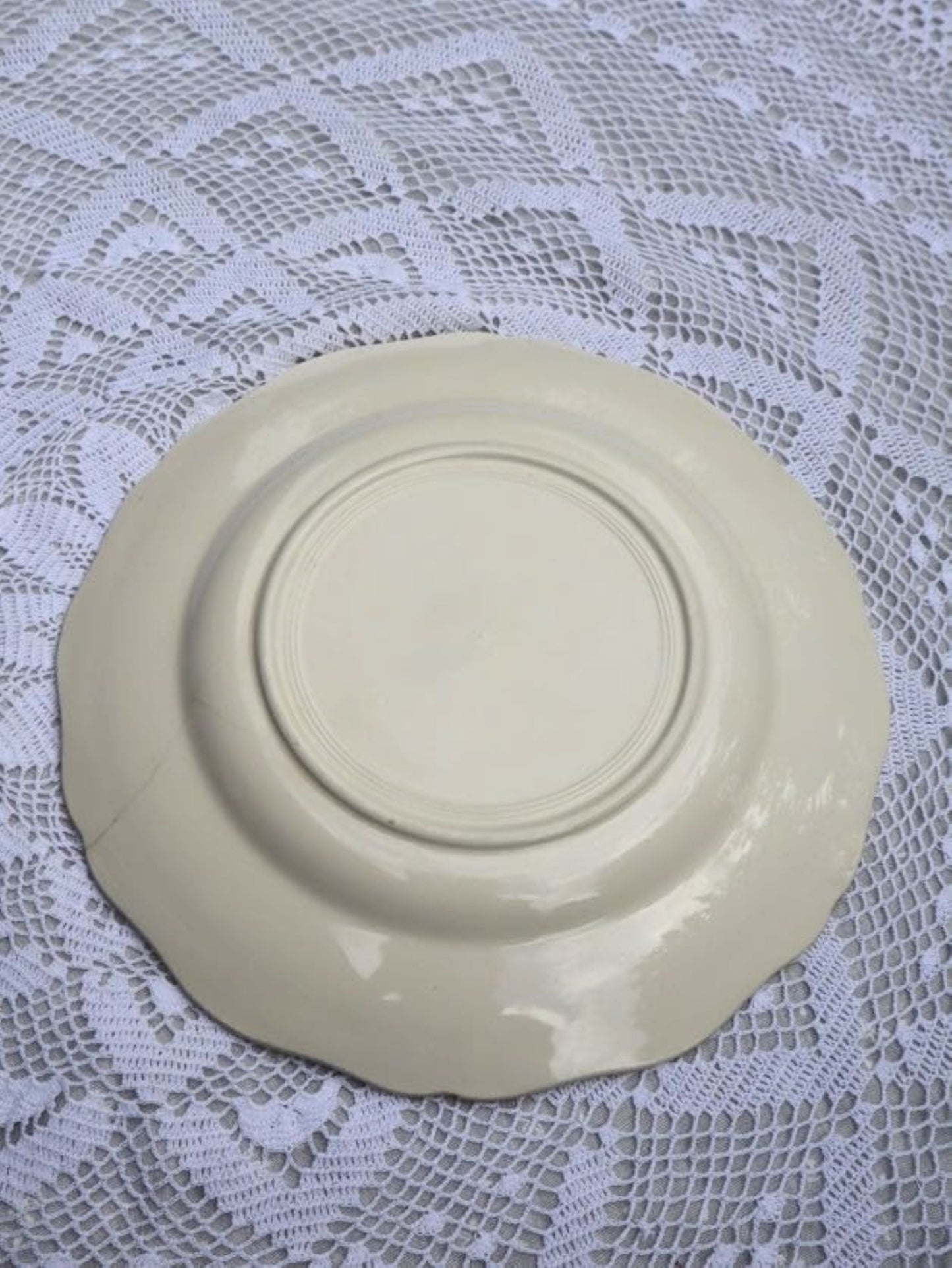 Assiette bord fleur Sarreguemines A-376