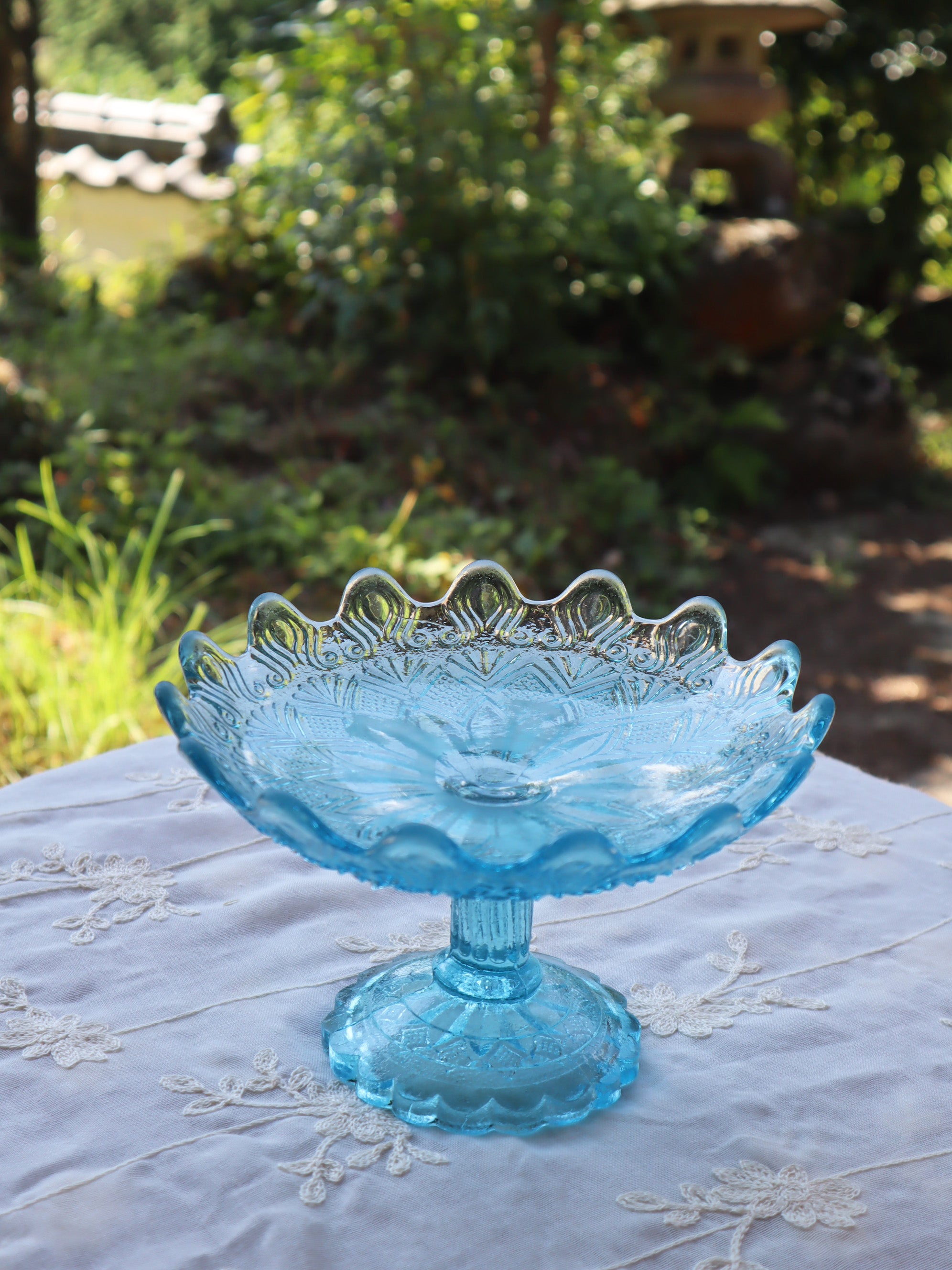 Compotier bleu – Les Bleuets