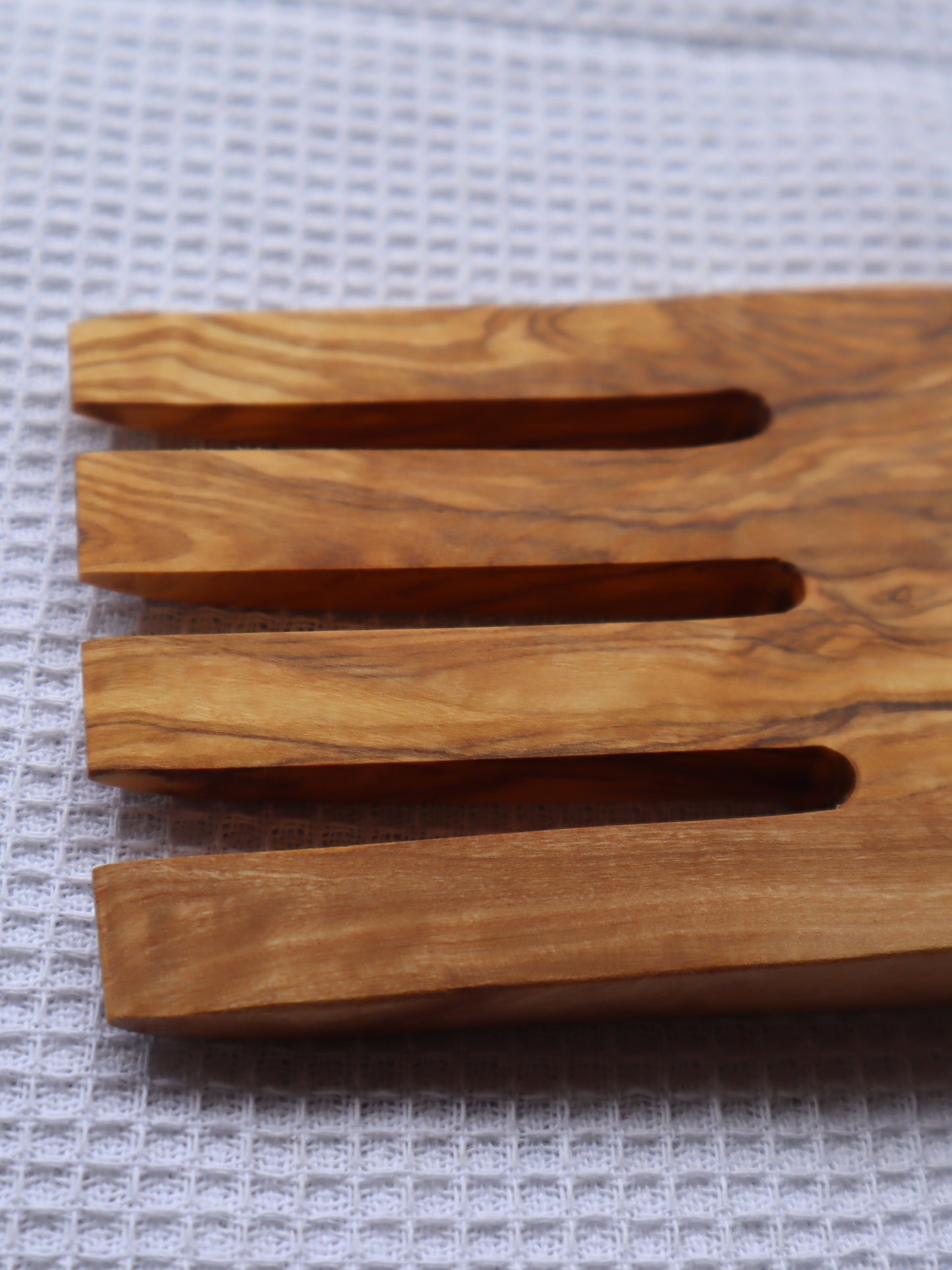 Porte-salade en bois d'olivier