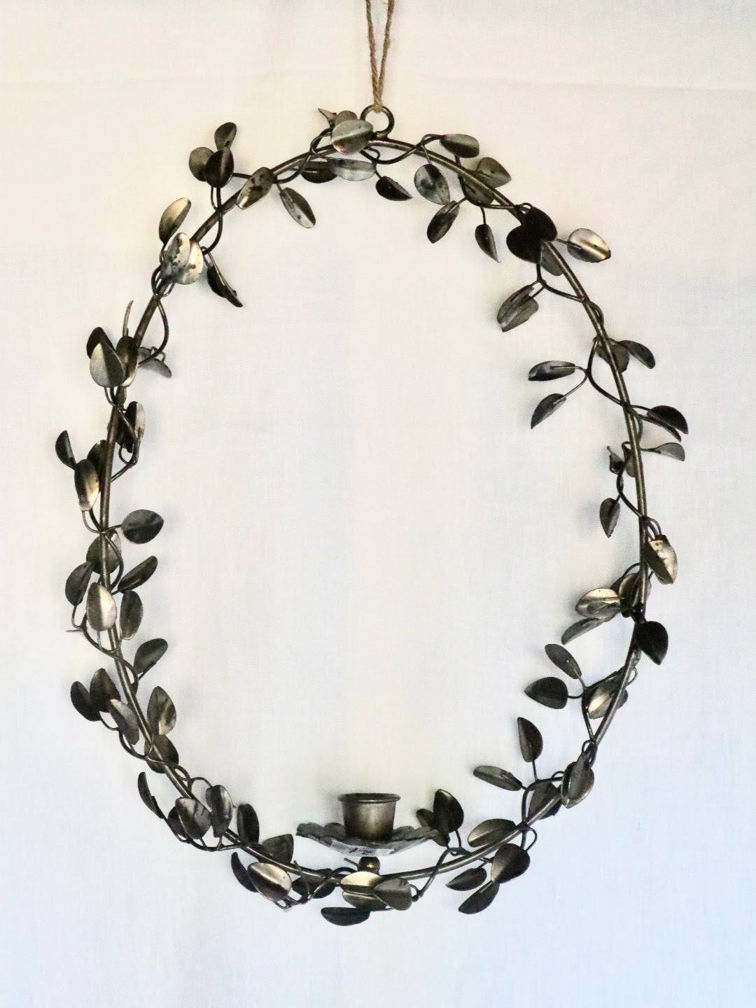 Bougeoir en forme de couronne