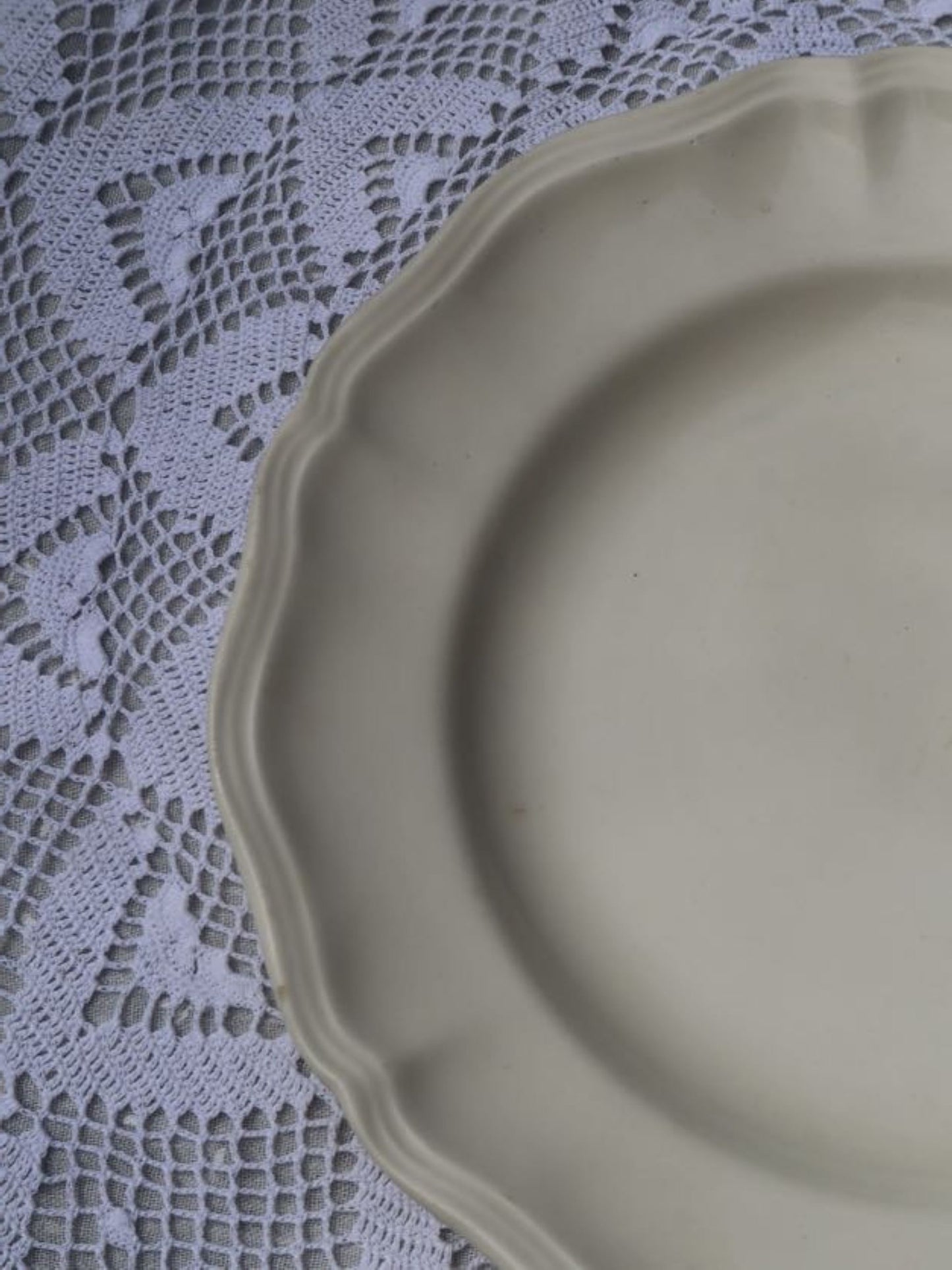 Assiette bord fleur Sarreguemines A-368