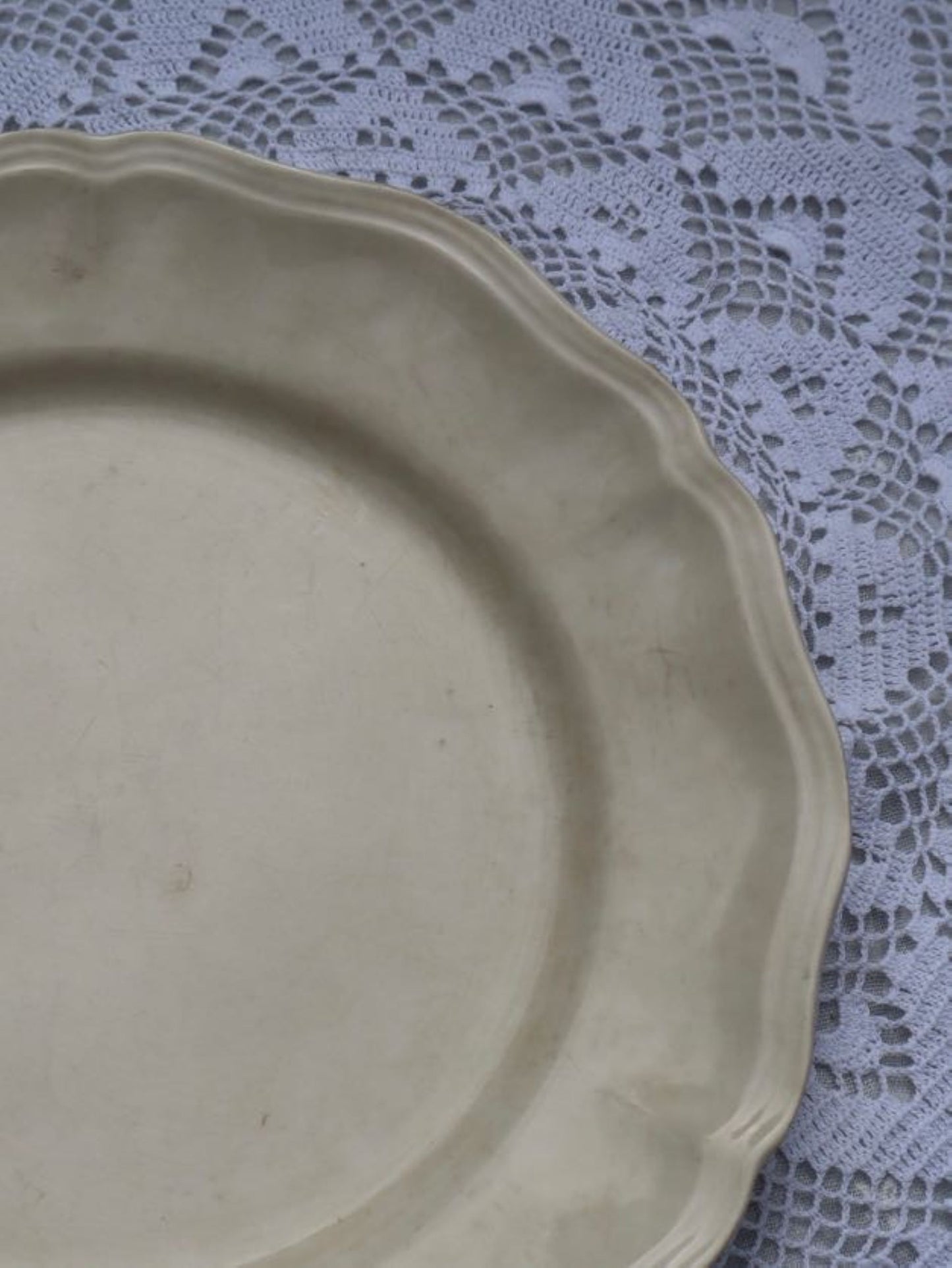 Assiette bord fleur Sarreguemines A-372