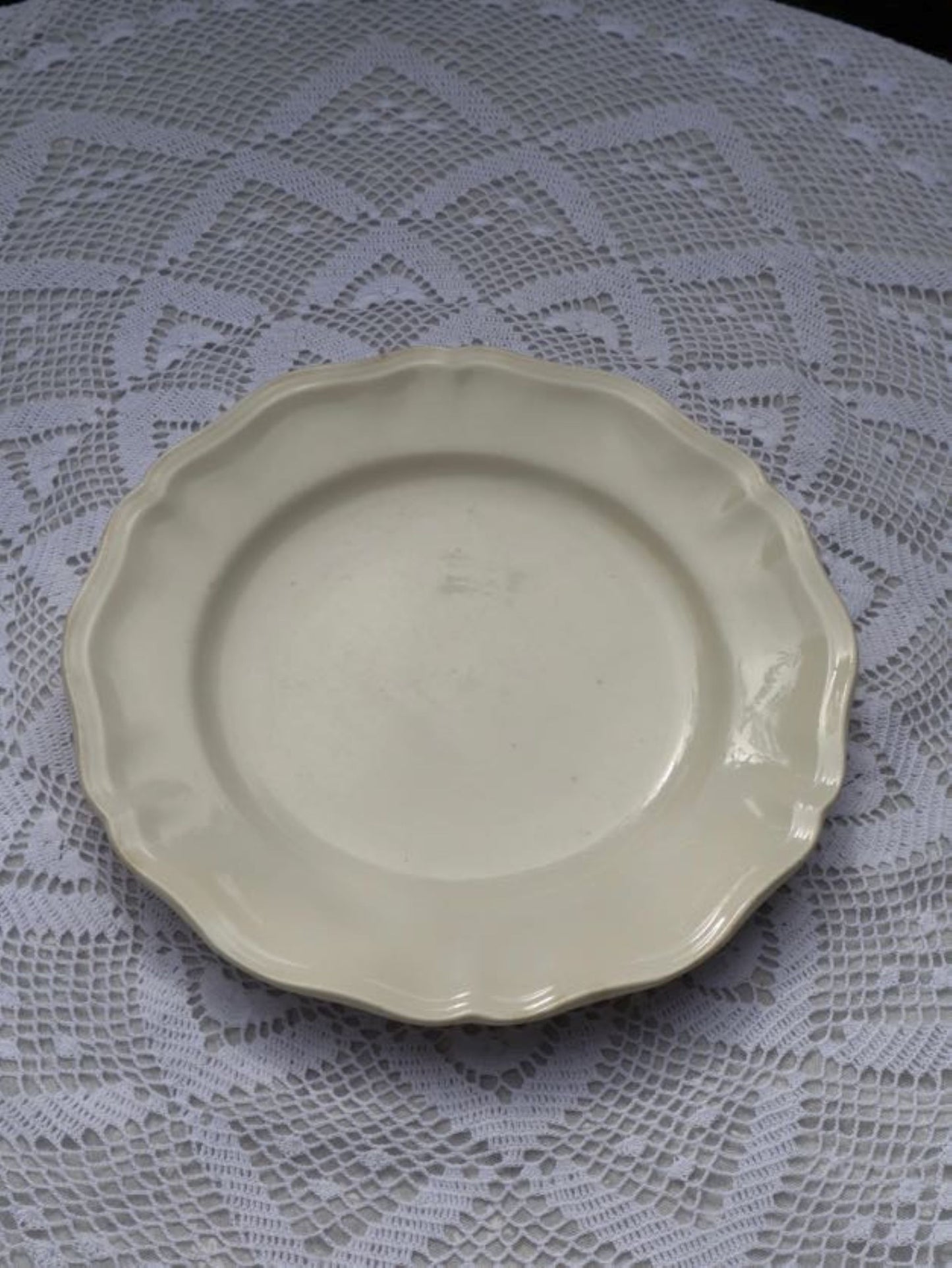 Assiette bord fleur Sarreguemines A-369