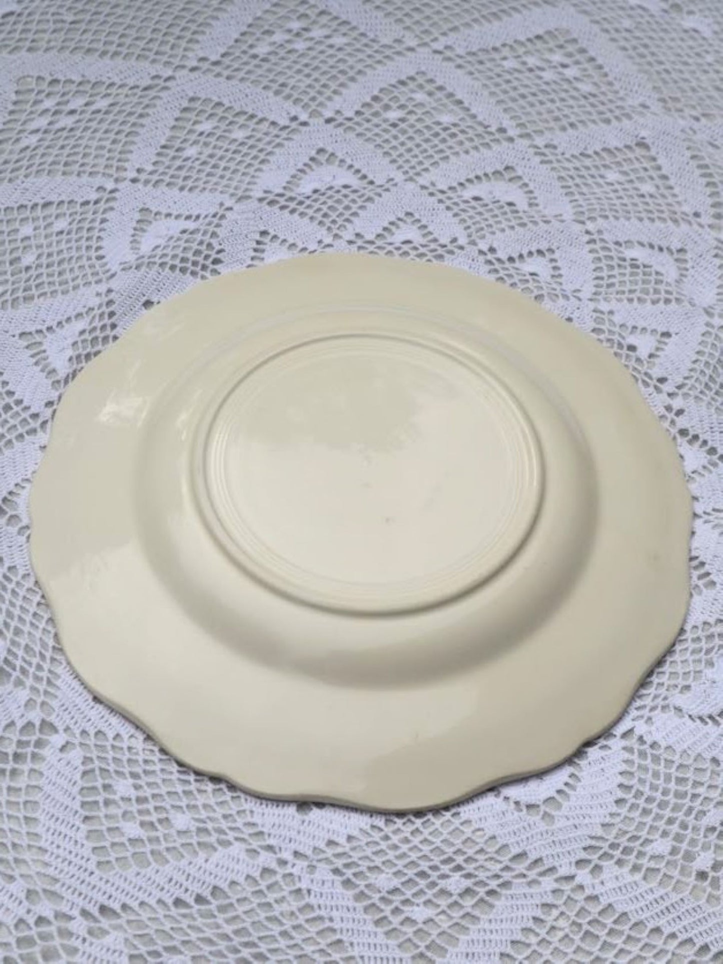 Assiette bord fleur Sarreguemines A-370