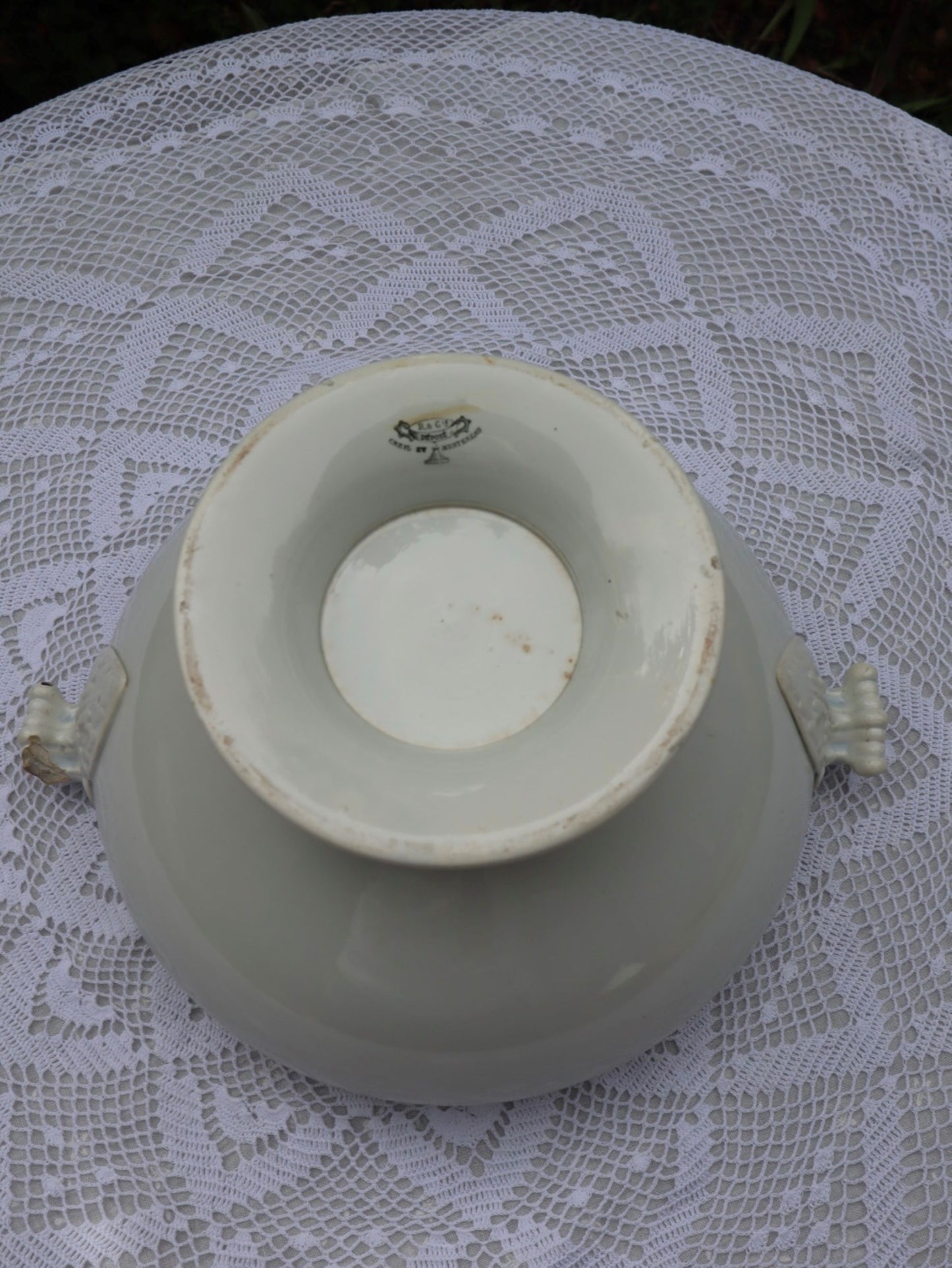 Soupière Creil et Montereaux