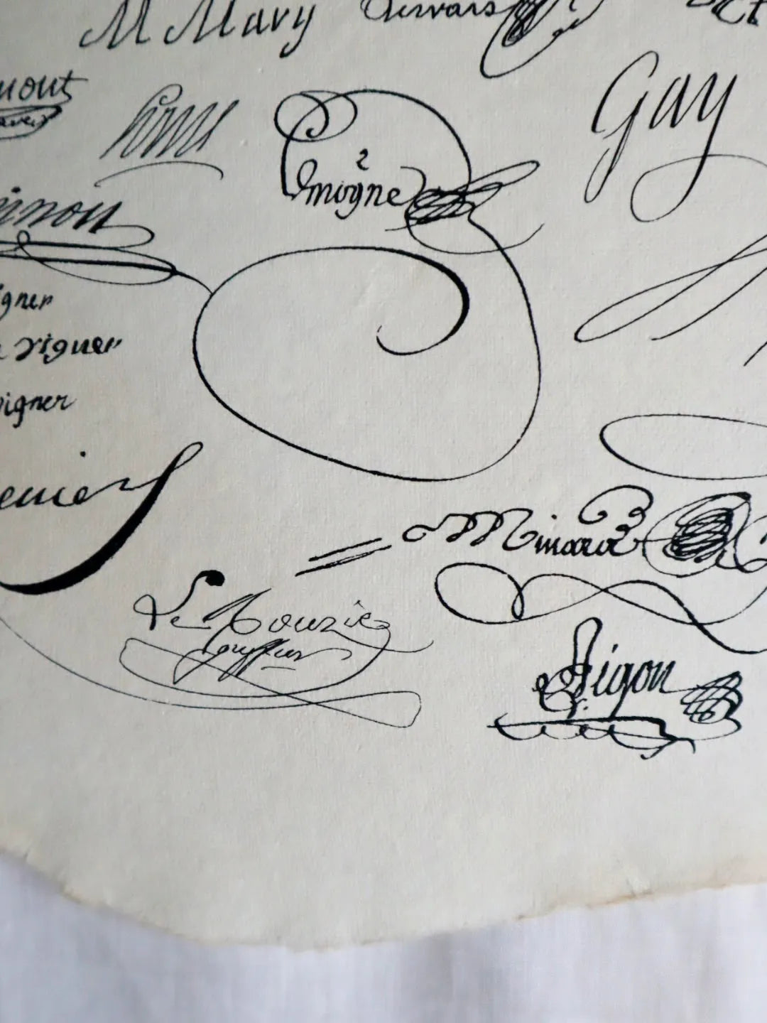 Set de table “Signatures”
