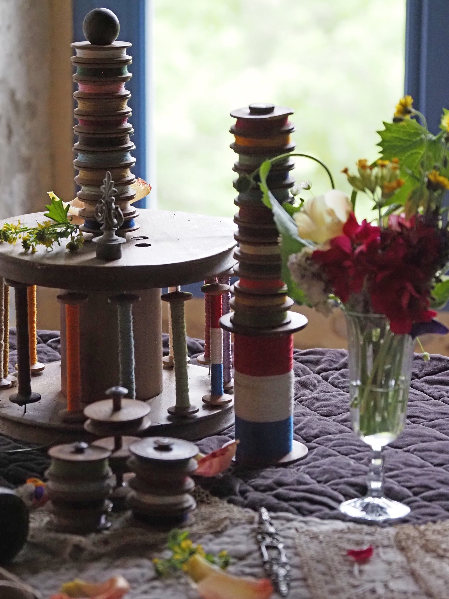 Ancienne bobine de fil A (type long)