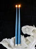 Ice Blue LED Shiny Dinner Chandle