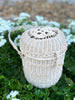 Un panier qui rend hommage au style ancien naturel