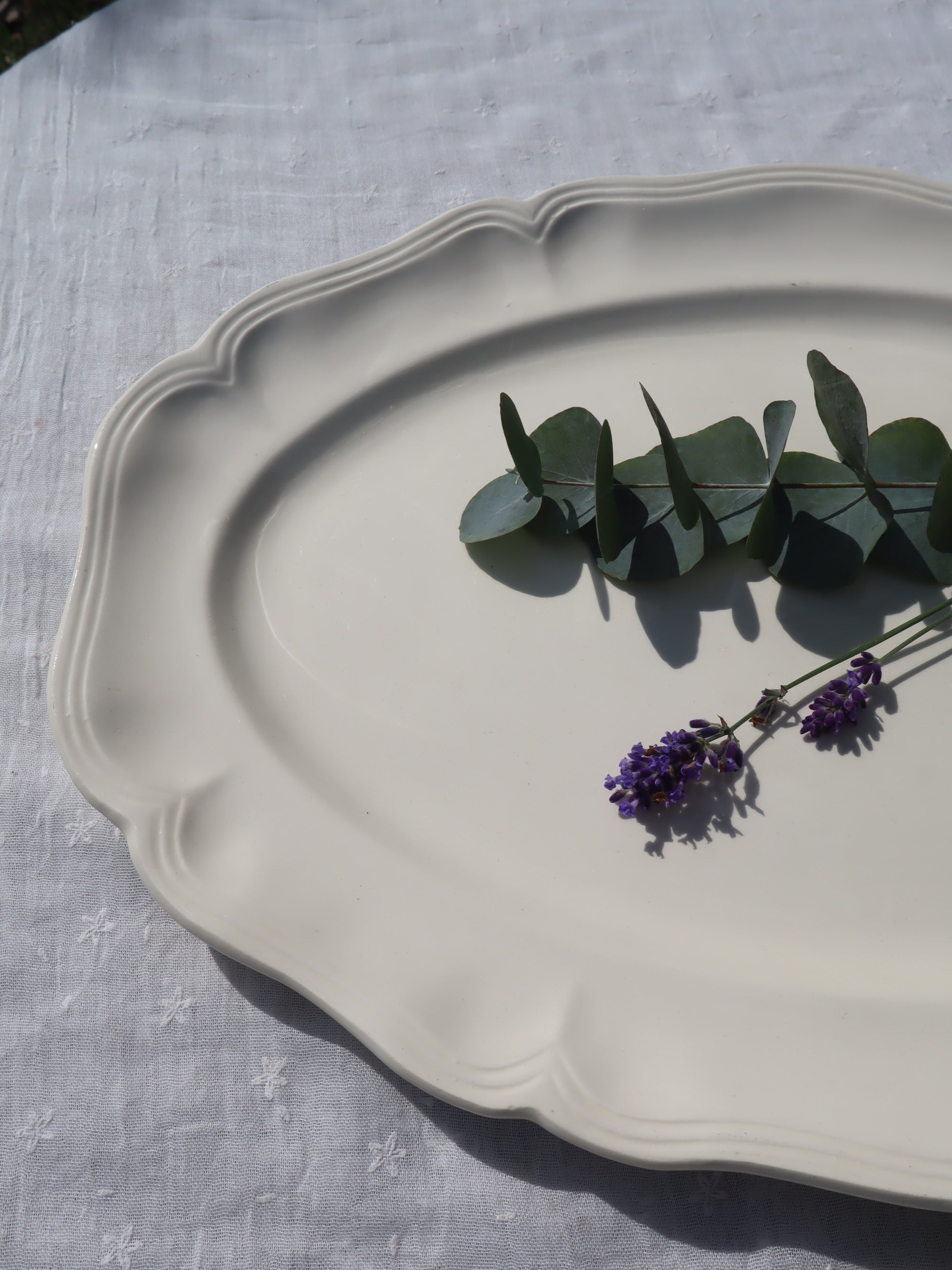 Sarreguemines grande assiette – Les Bleuets