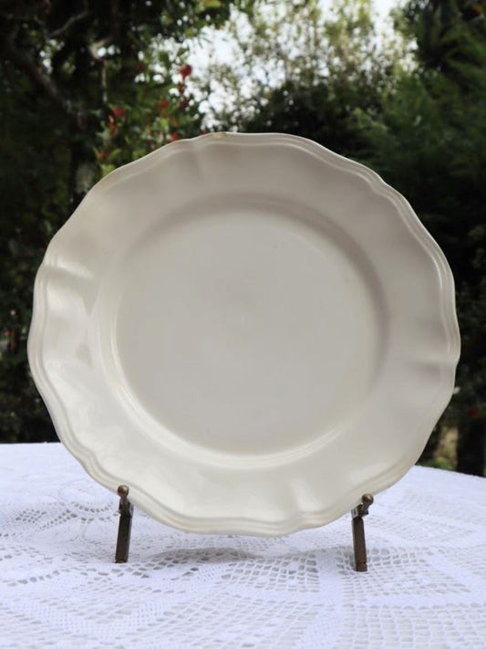 Assiette bord fleur Sarreguemines A-374