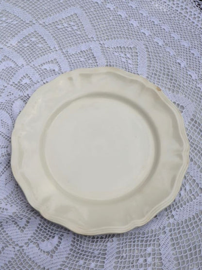 Assiette bord fleur Sarreguemines A-374