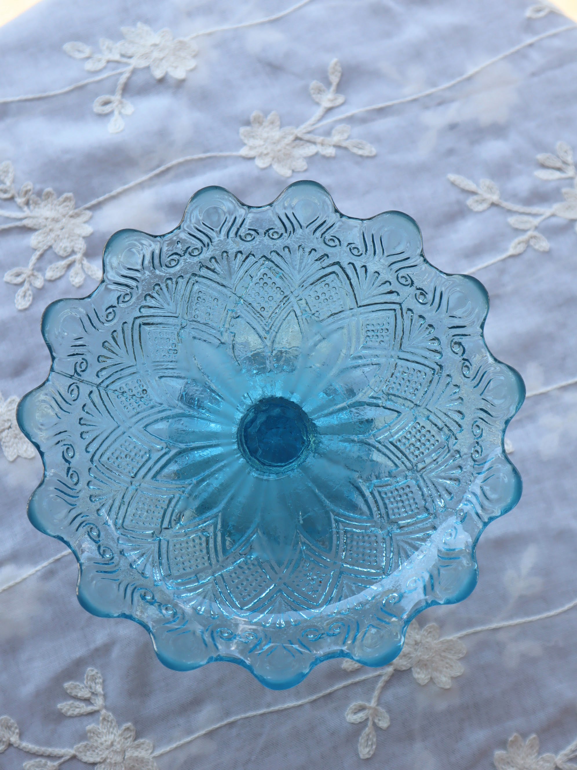 Compotier bleu – Les Bleuets