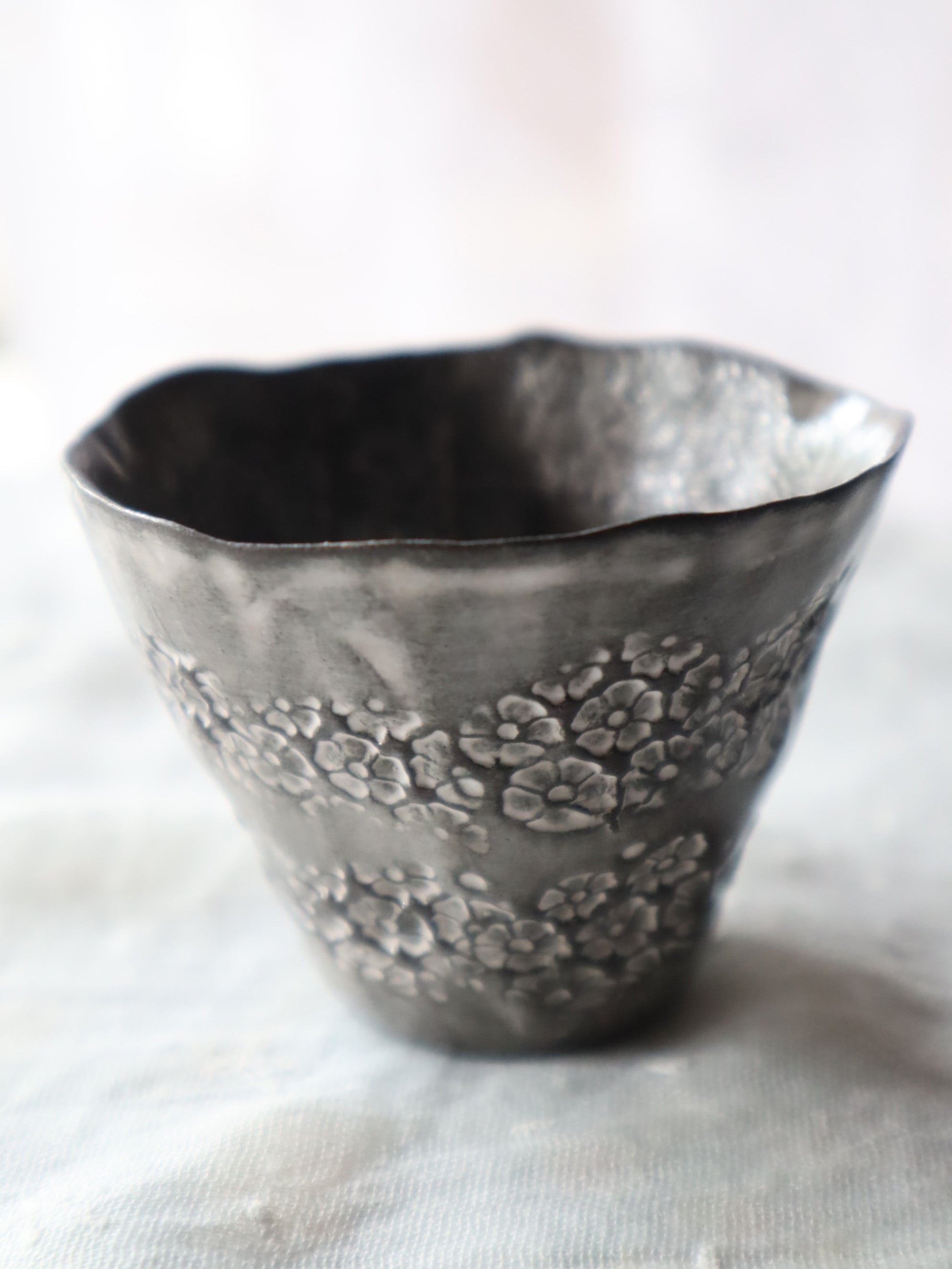 未使用　ヴァレリーカサド　花器　Noir 未使用 ヴァレリーカサド 花器 Noir Valerie Casado（ヴァレリー