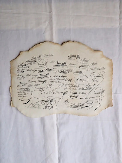 Set de table “Signatures”
