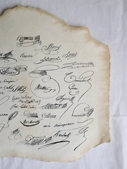 Set de table “Signatures”